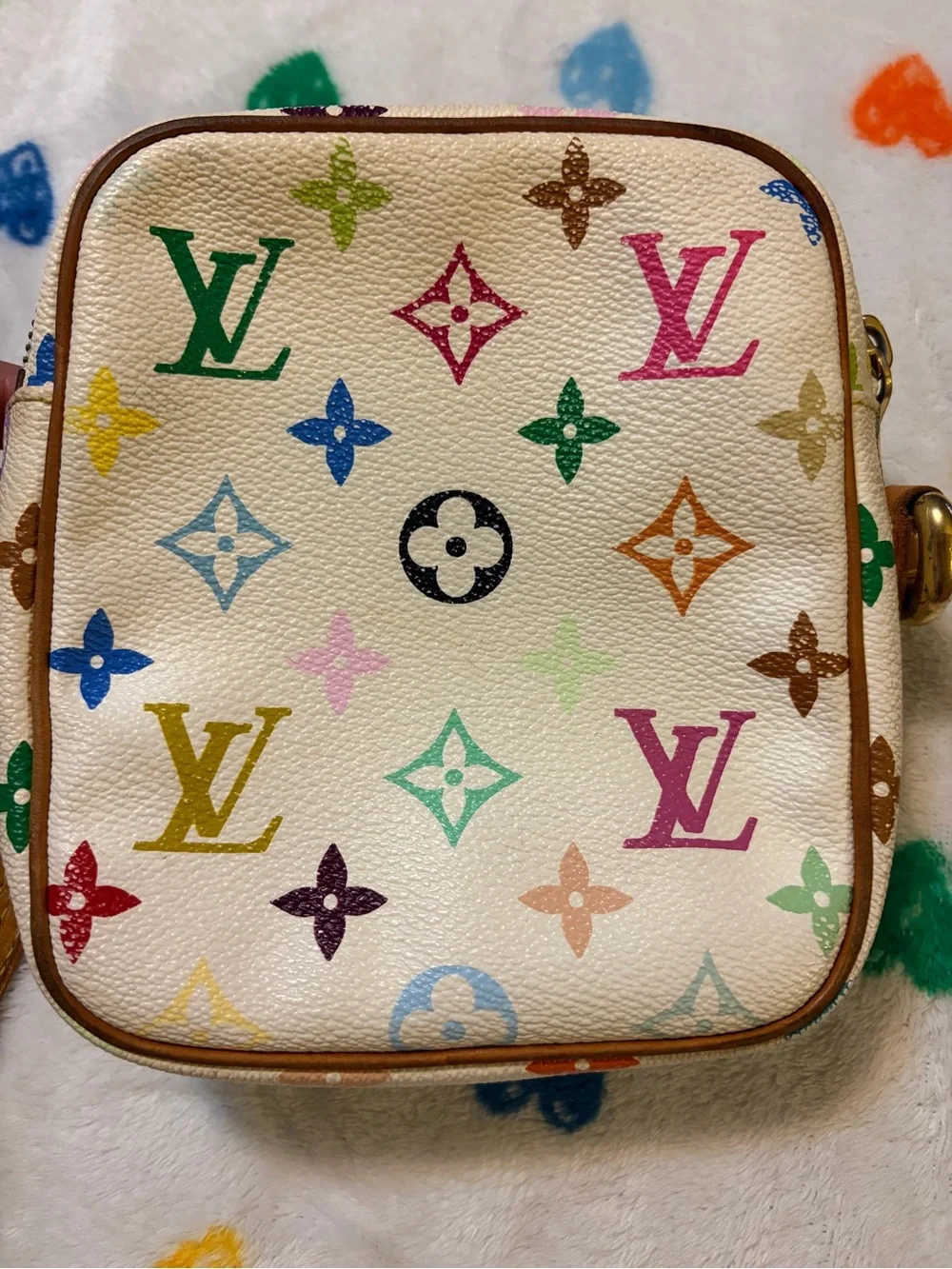 Authentic Louis Vuitton Monogram Multicolore Rift Bag